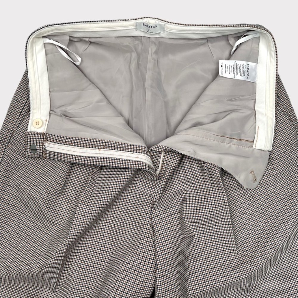 ARITZIA BABATON Rosemarie Pleated High Waisted Wide Leg Trousers Women's Size 10 - Picture 14 of 16
